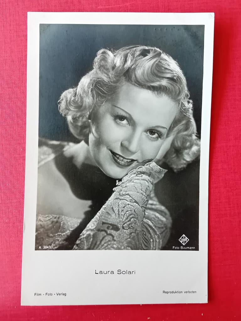 Ansichtkaart Laura Solari, Ophalen of Verzenden, Foto of Kaart
