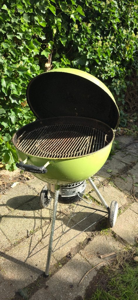 Weber Master-Touch GBS 57cm Spring Green, Tuin en Terras, Ophalen, Gebruikt, Weber, Met accessoires
