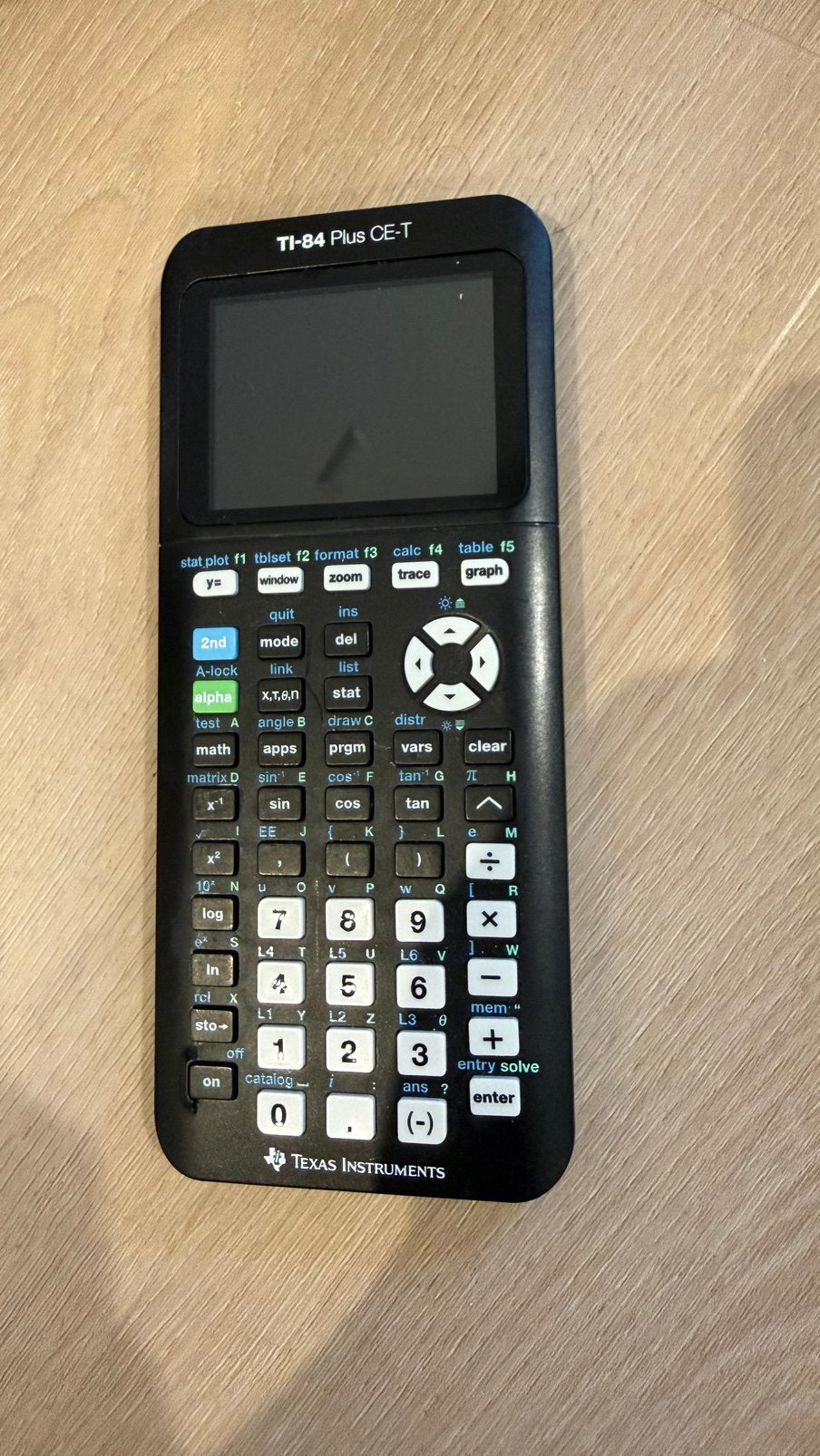 TI-84 plus CE-T Grafische rekenmachine, Ophalen, Grafische rekenmachine, Zo goed als nieuw