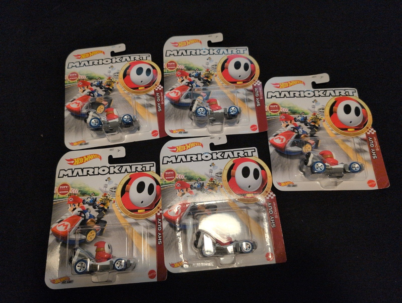 Hot Wheels Mario Kart Shy Guy Die-Cast Auto's (5 stuks), Ophalen of Verzenden, Nieuw