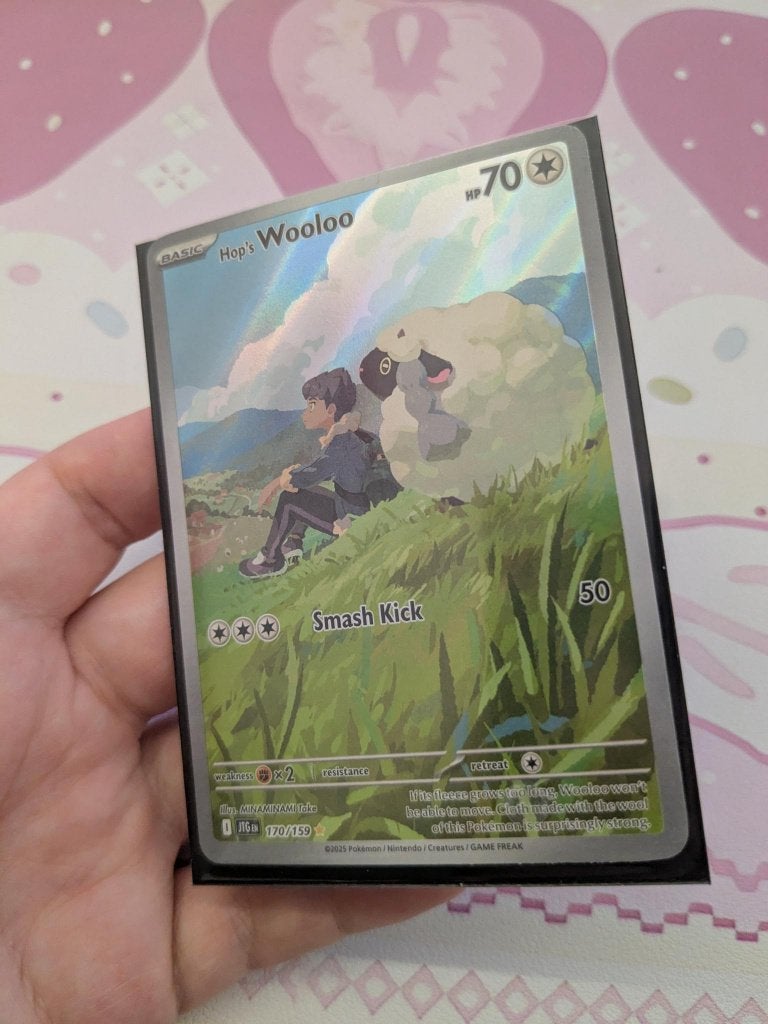 Hop's Wooloo pokemon kaart, Ophalen, Nieuw, Losse kaart, Foil
