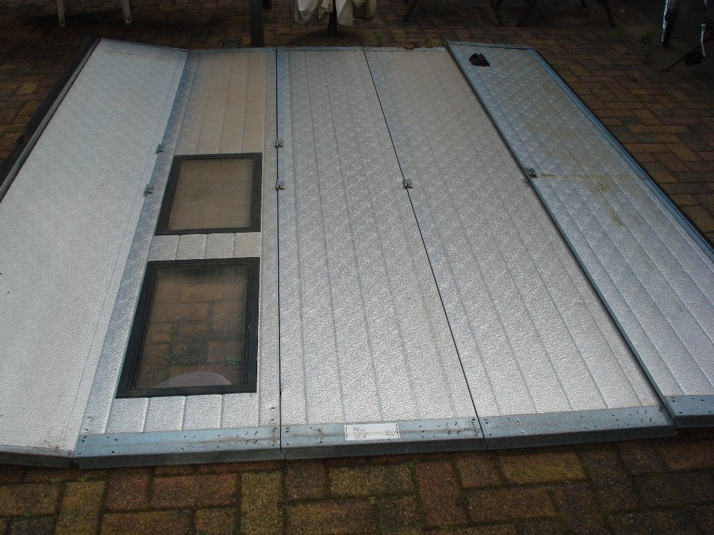 garage deur, Ophalen, 120 cm of meer, Garagedeur, Zo goed als nieuw