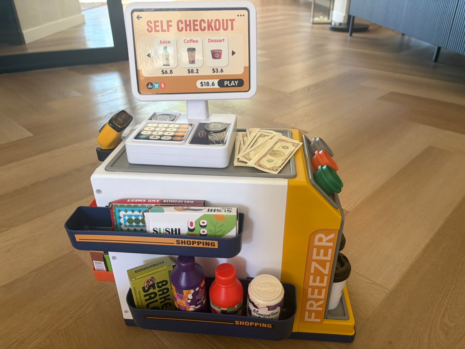 PlaySmart Speelset Supermarkt met Zelfscan Kassa - €10, Ophalen, Zo goed als nieuw, Jongen of Meisje