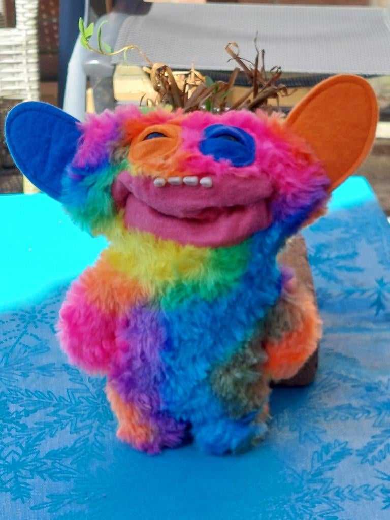 Fuggler Funny Ugly Monster Regenboog Pluche Knuffel, Overige merken, Overige karakters, Overige typen, Ophalen of Verzenden