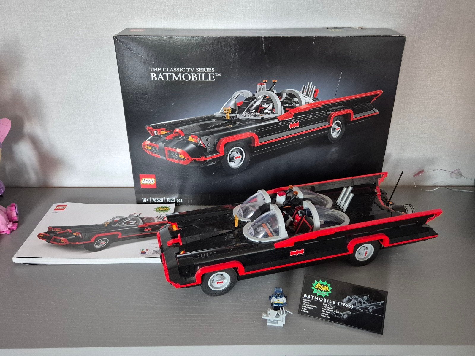 Lego 76328 Batmobile 100% compleet, Lego, Ophalen of Verzenden, Zo goed als nieuw, Compleet