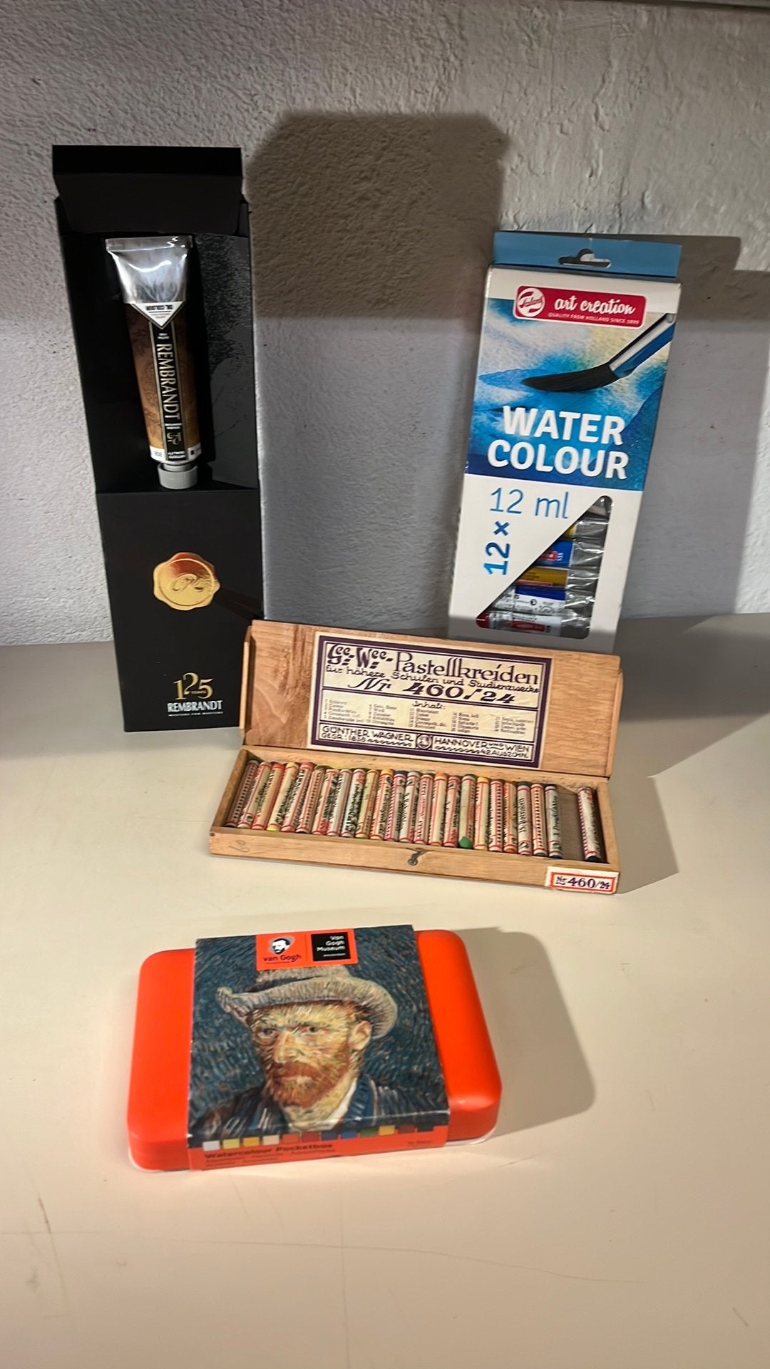 Hobby verf V Gogh en Rembrandt Talens verf en krijtjes, Ophalen of Verzenden, Zo goed als nieuw