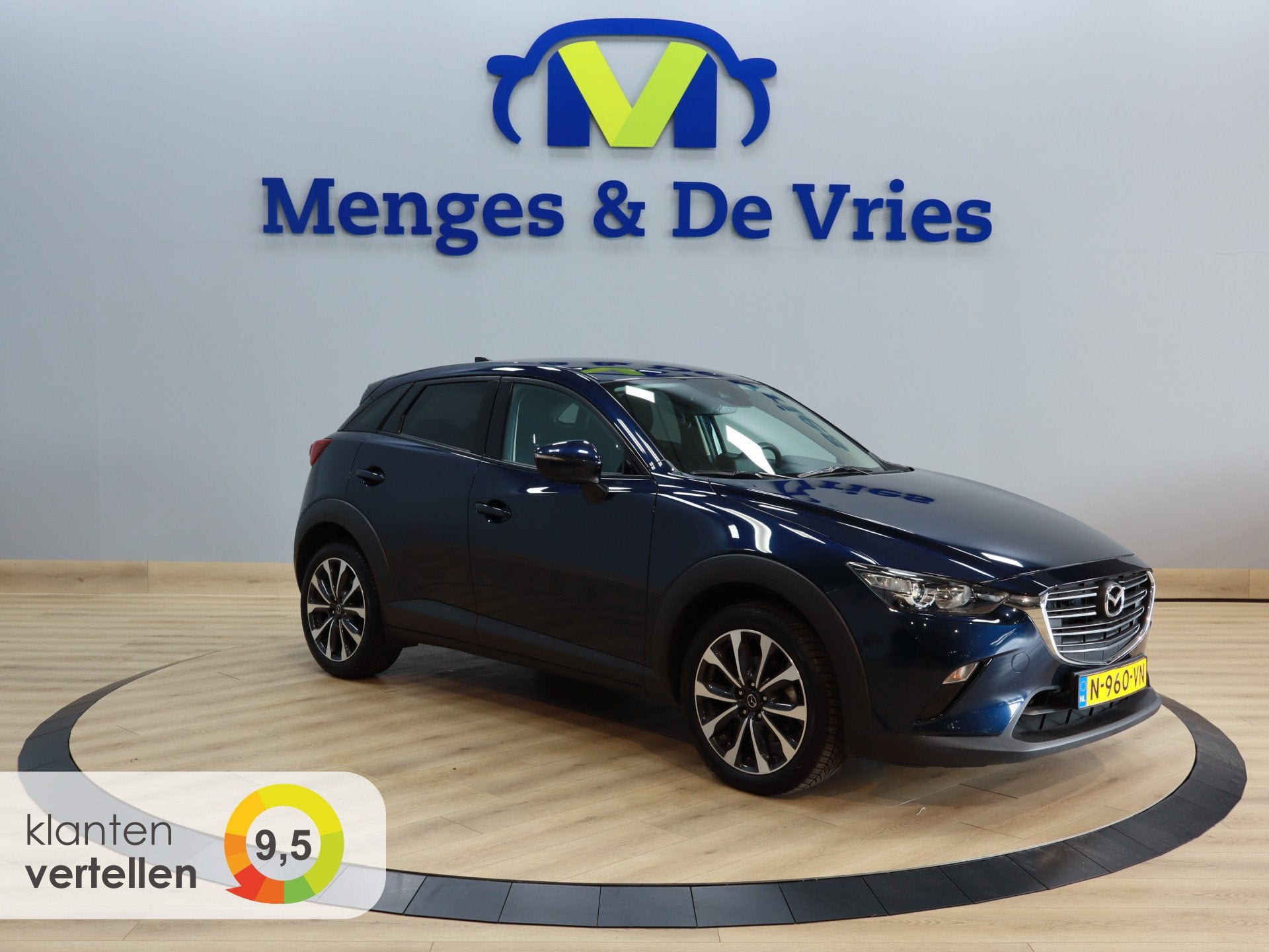Mazda CX-3 2.0 SkyActiv-G 121 Sportive Airco ECC | NAP | Sto, Auto's, Voorwielaandrijving, 4 cilinders, Blauw, 122 pk