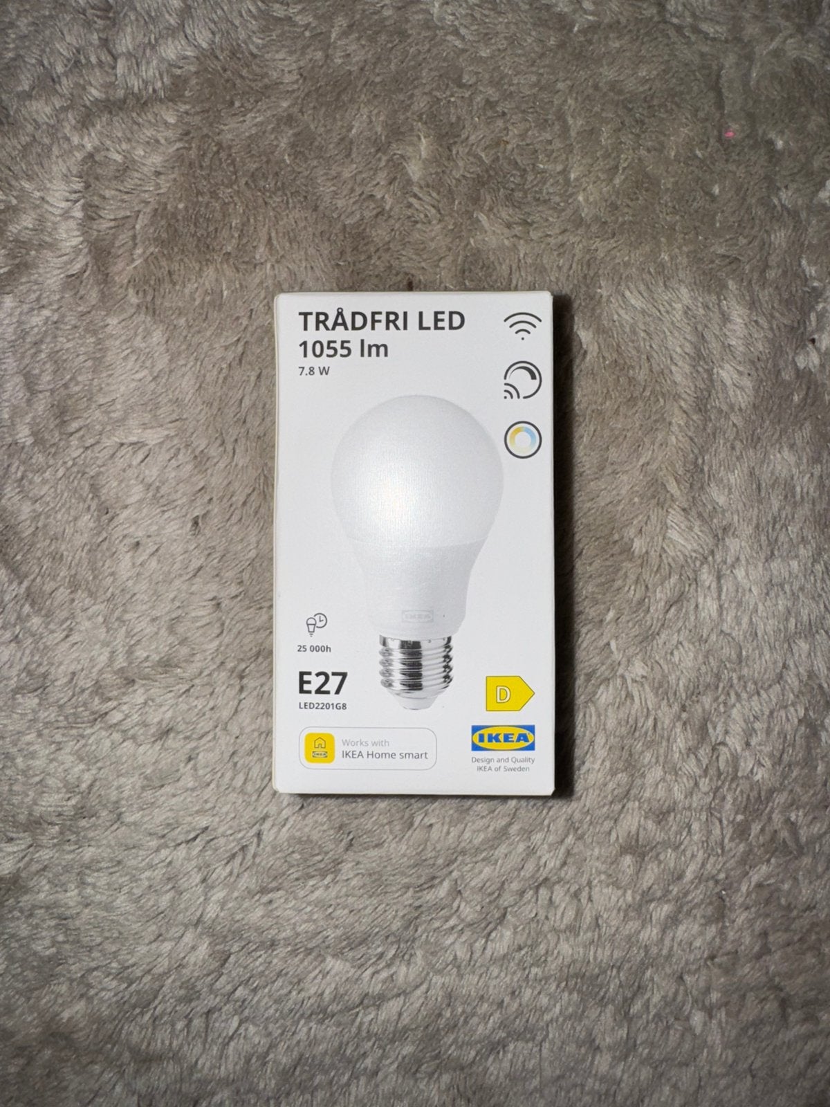 IKEA TRÅDFRI slimme LED lamp E27 1055 lm – nieuw, Huis en Inrichting, Ophalen, Nieuw, E27 (groot), Led-lamp