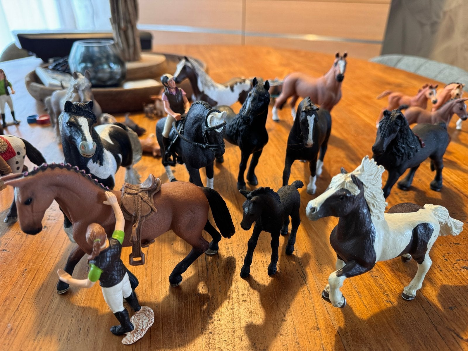 Grote collectie Schleich paarden en figuren, Kinderen en Baby's, Speelgoed | Overig, Ophalen, Gebruikt, Jongen of Meisje