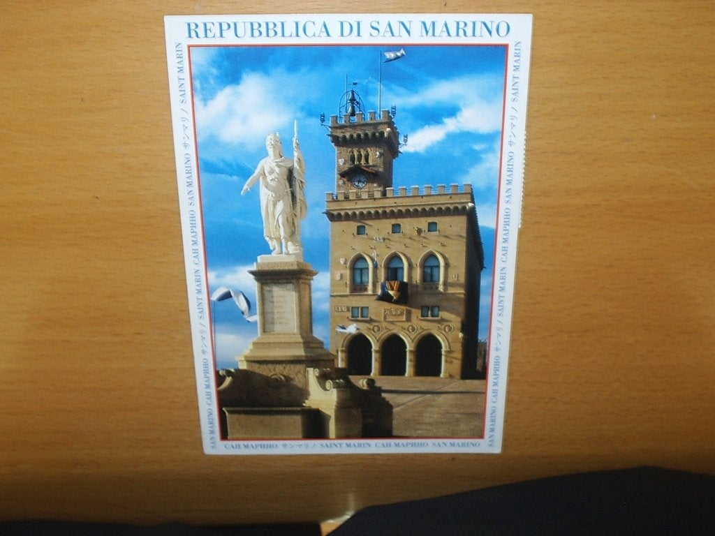 San Marino, Ophalen of Verzenden, Voor 1920, Gelopen, Frankrijk