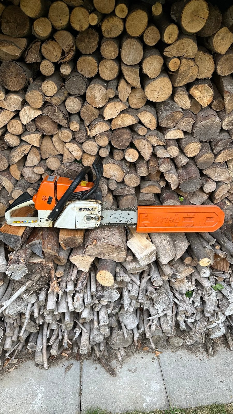 Stihl MS 360C Kettingzaag - 61,5cc, 4,6 pk, 50cm blad, Ophalen, Gebruikt, 70 mm of meer, Kettingzaag