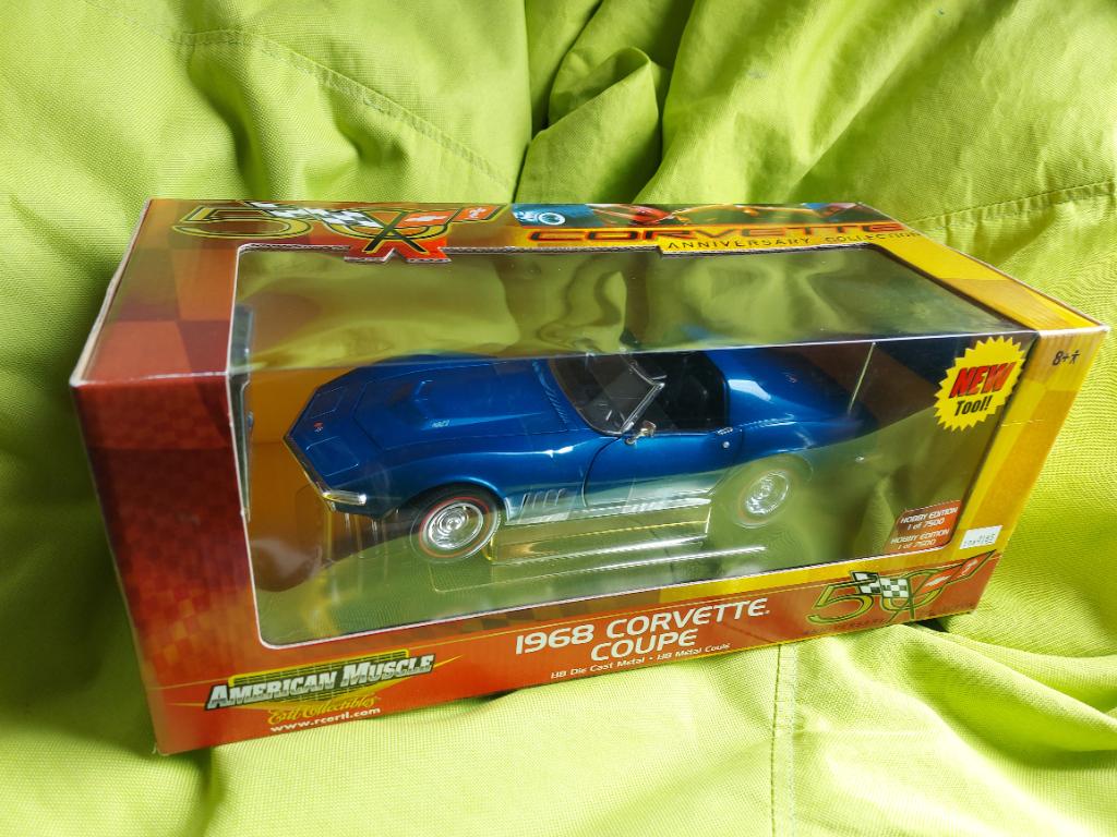 1968 Corvette ERTL Corvette 50th Anniversary, Ophalen of Verzenden, Zo goed als nieuw, Auto, ERTL
