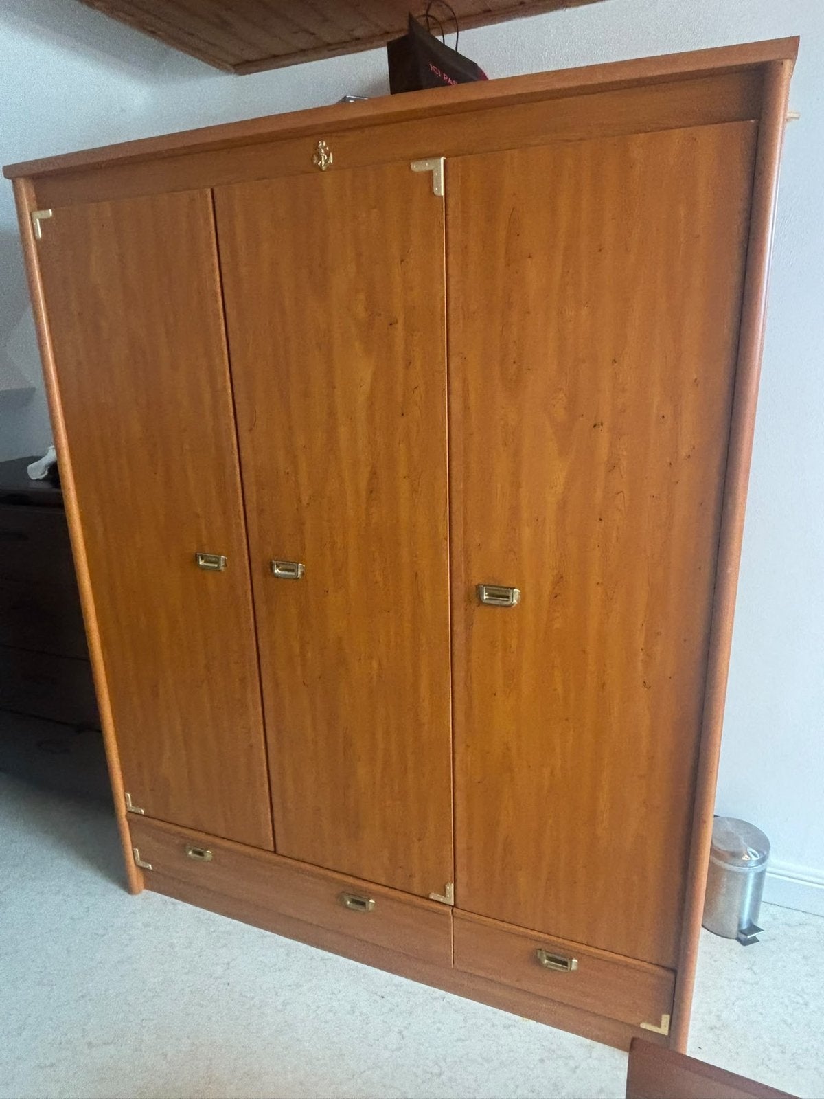 Complete set: Kledingkast, boekenkast en dressoir, Ophalen, Gebruikt, 100 tot 150 cm, 200 cm of meer