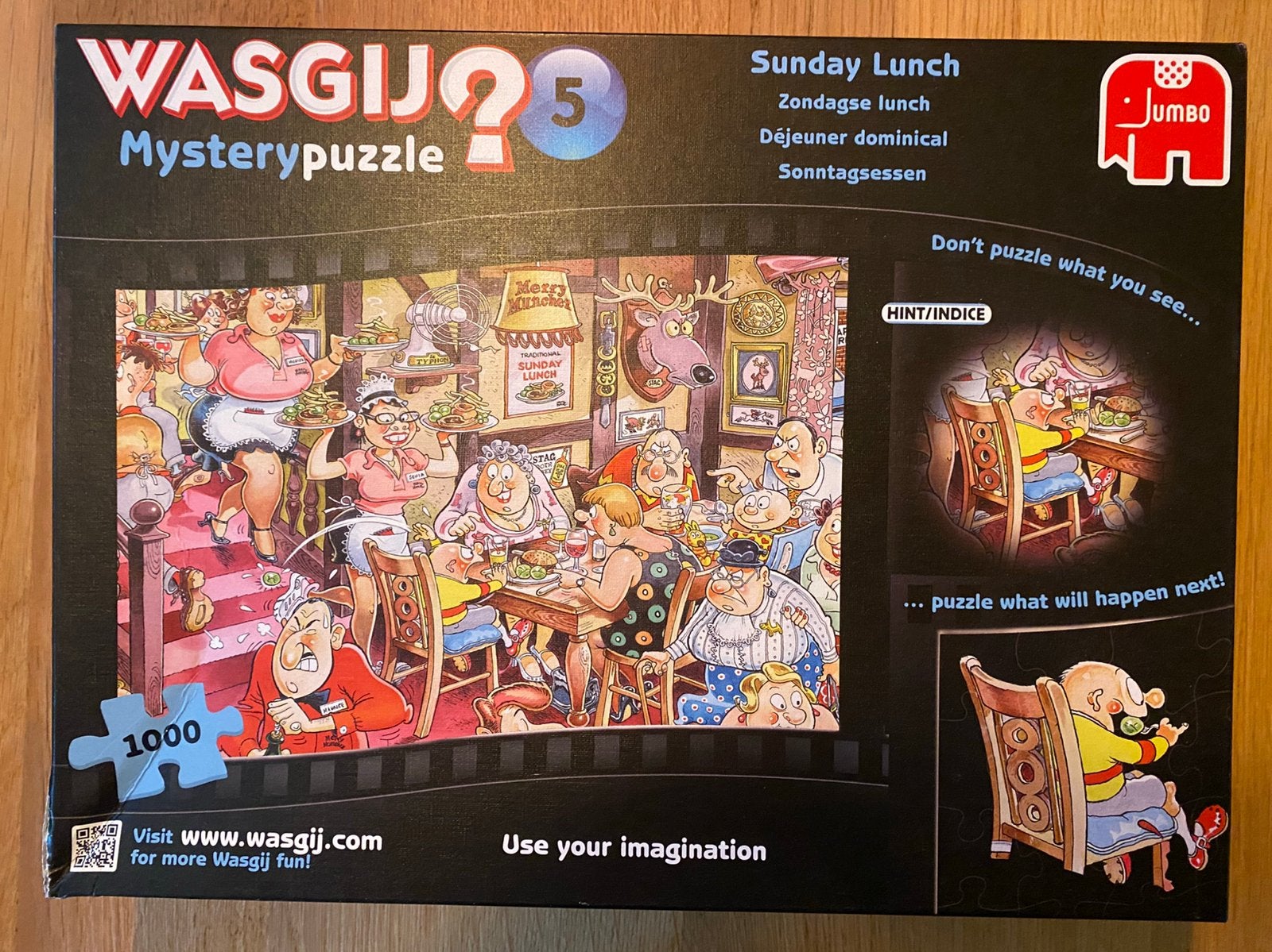 WasGij Mystery nymmer 5, Ophalen, 500 t/m 1500 stukjes, Zo goed als nieuw