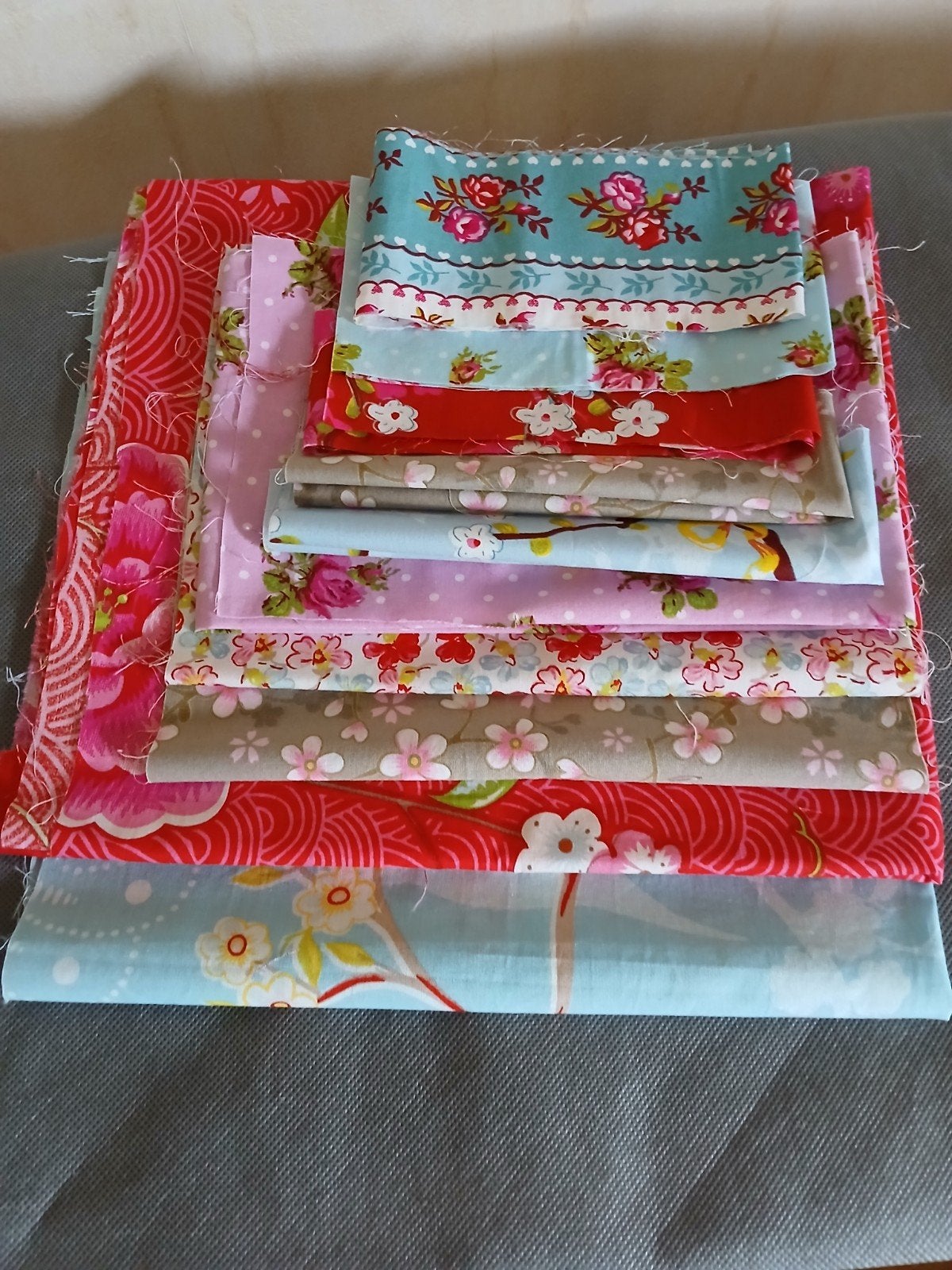 Pakketje Pip Studio stofjes - diverse prints en kleuren, Hobby en Vrije tijd, Stoffen en Lappen, Overige kleuren, 120 cm of meer