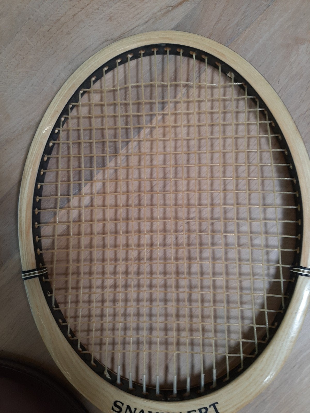Vintage Houten Snauwaert Caravelle ST Tennisracket, Ophalen of Verzenden, Zo goed als nieuw, Racket