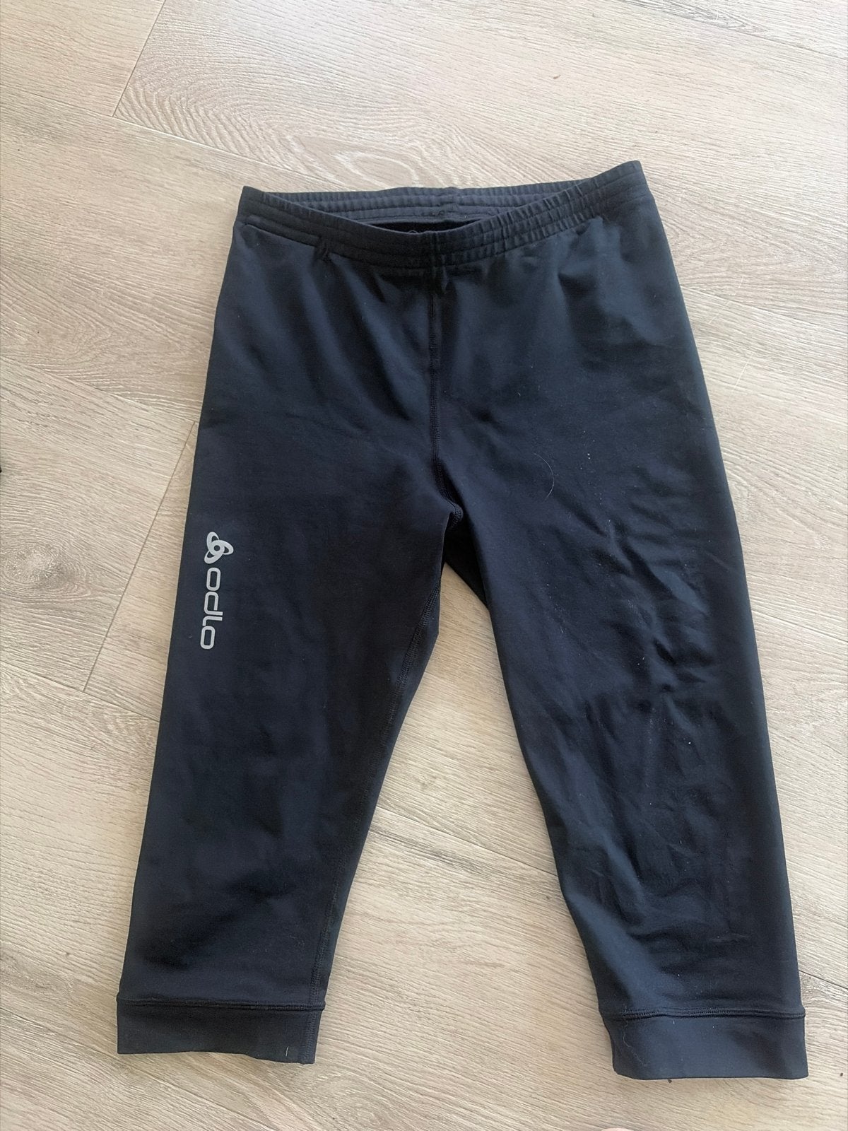 Odlo Fitness Broek Dames Maat M - Gedragen, Goede Staat, Maat 38/40 (M), Zwart, Ophalen of Verzenden, Fitness of Aerobics