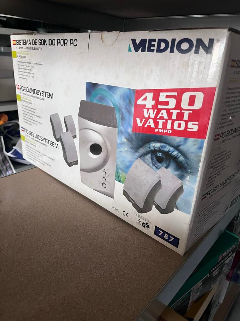 Medion 5.1 PC Geluidssysteem met Power Subwoofer, Ophalen of Verzenden, Nieuw, Audiokanaal 5.1