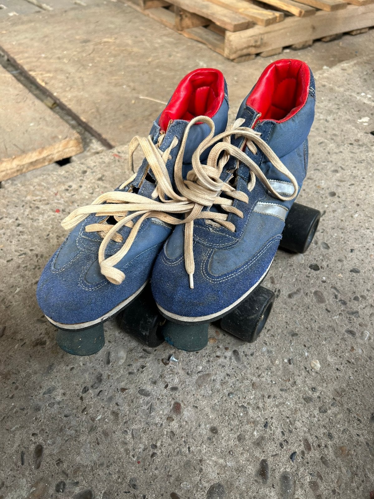 Vintage rolschaatsen, Ophalen of Verzenden, Gebruikt
