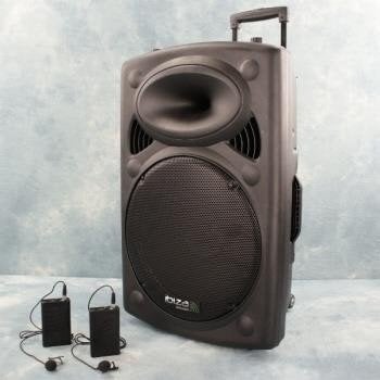 IBIZA SOUND PORT12VHF-BT MOBILE SPEAKER MET 2 DRAADLOZE OPST, Overige merken, ., Overige typen, Nieuw