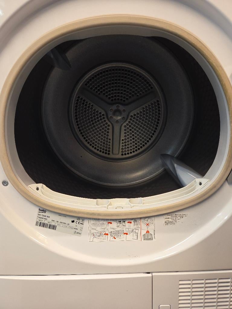 condensdroger - Beko - 7kg - B, Witgoed en Apparatuur, Wasdrogers, Ophalen, 6 tot 8 kg, Voorlader, 85 tot 90 cm