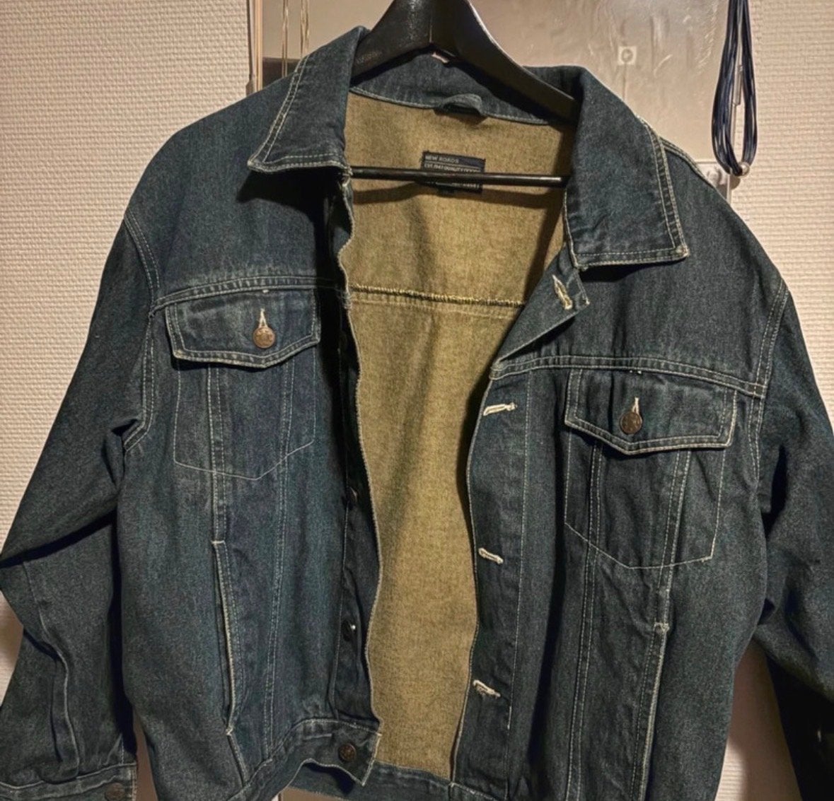 New Roads spijkerjack XL, Kleding | Heren, Ophalen of Verzenden, Gedragen, Maat 56/58 (XL), Blauw