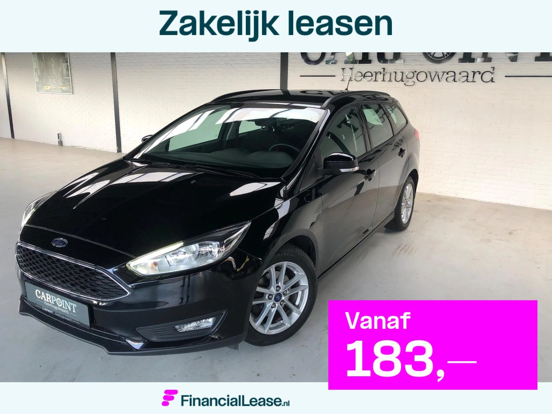 Ford Focus Wagon 1.0 Titanium Edition 2015 125PK Navi Cruise, 125 pk, Gebruikt, Zwart, Origineel Nederlands