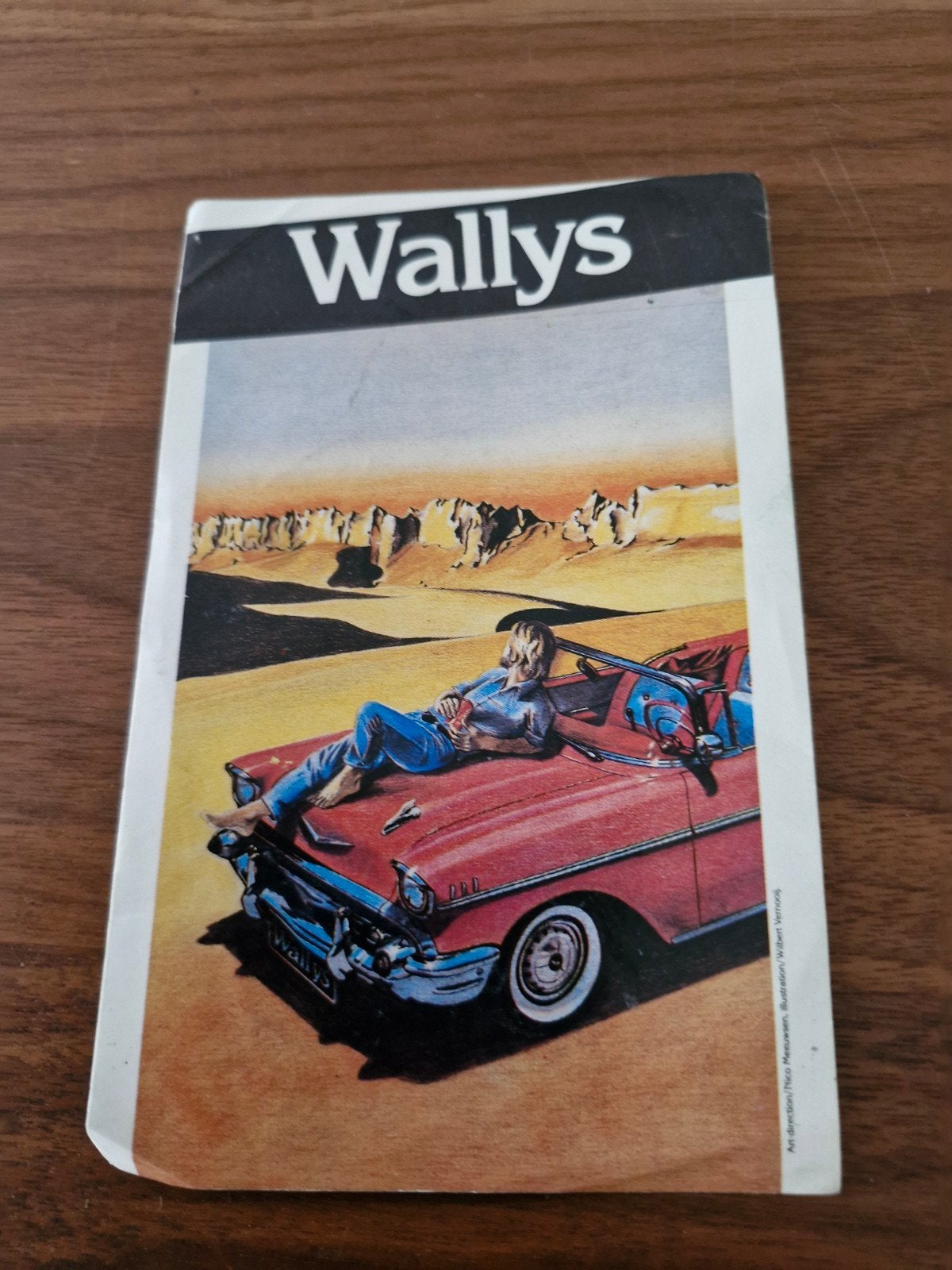 620 Vintage Wallys Sticker - Auto en Woestijn Thema, Ophalen of Verzenden, Zo goed als nieuw, Auto of Motor