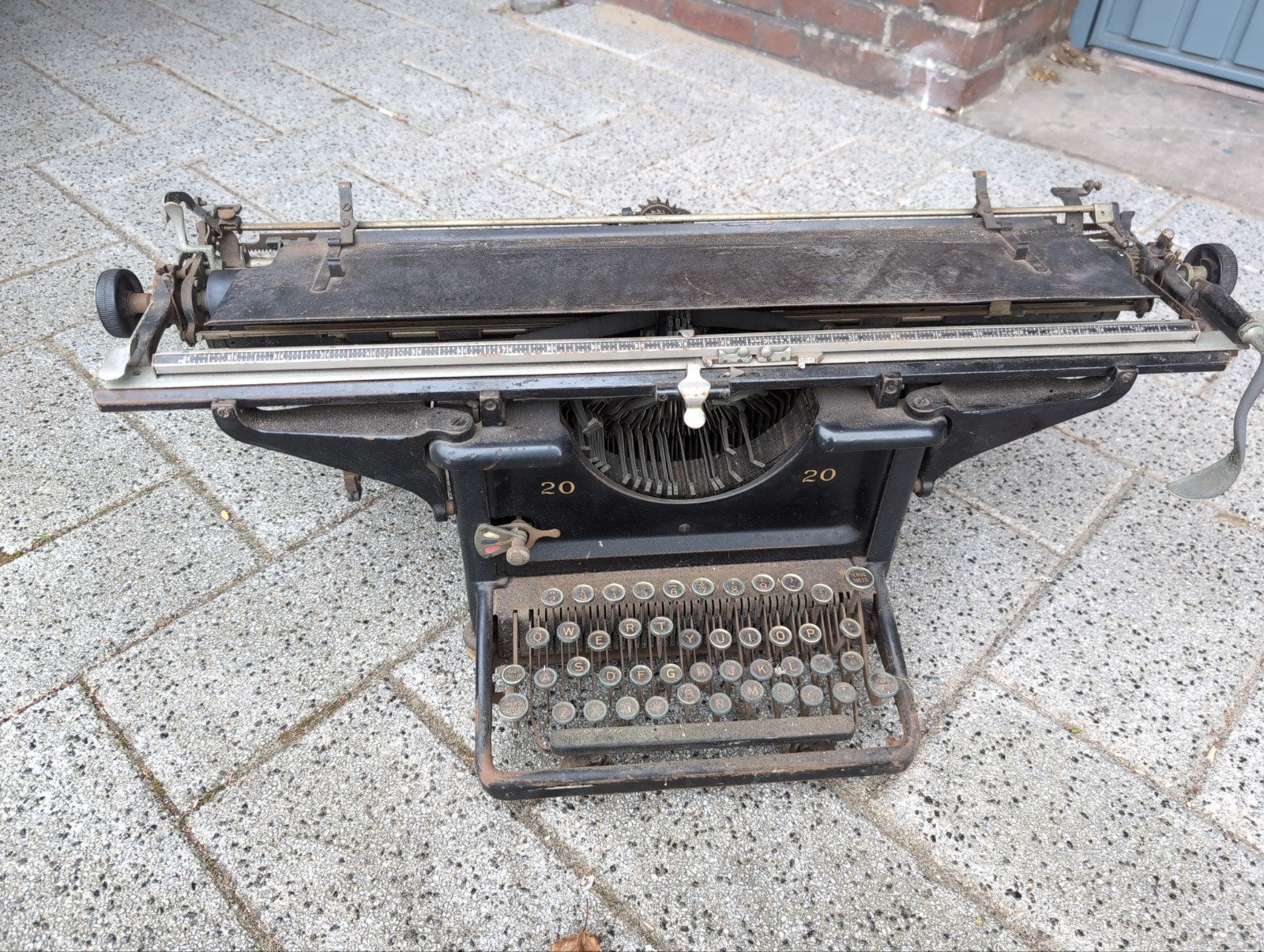 Remington 2020 met brede slede, Diversen, Typemachines, Ophalen, Gebruikt