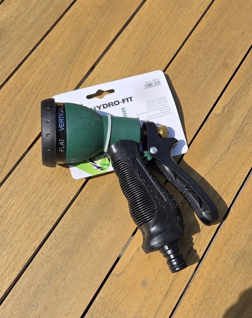 Hydro Fit spuitpistool 7 standen - tuinslang spuitkop -nieuw, Tuin en Terras, Ophalen of Verzenden, Nieuw, Handsproeier