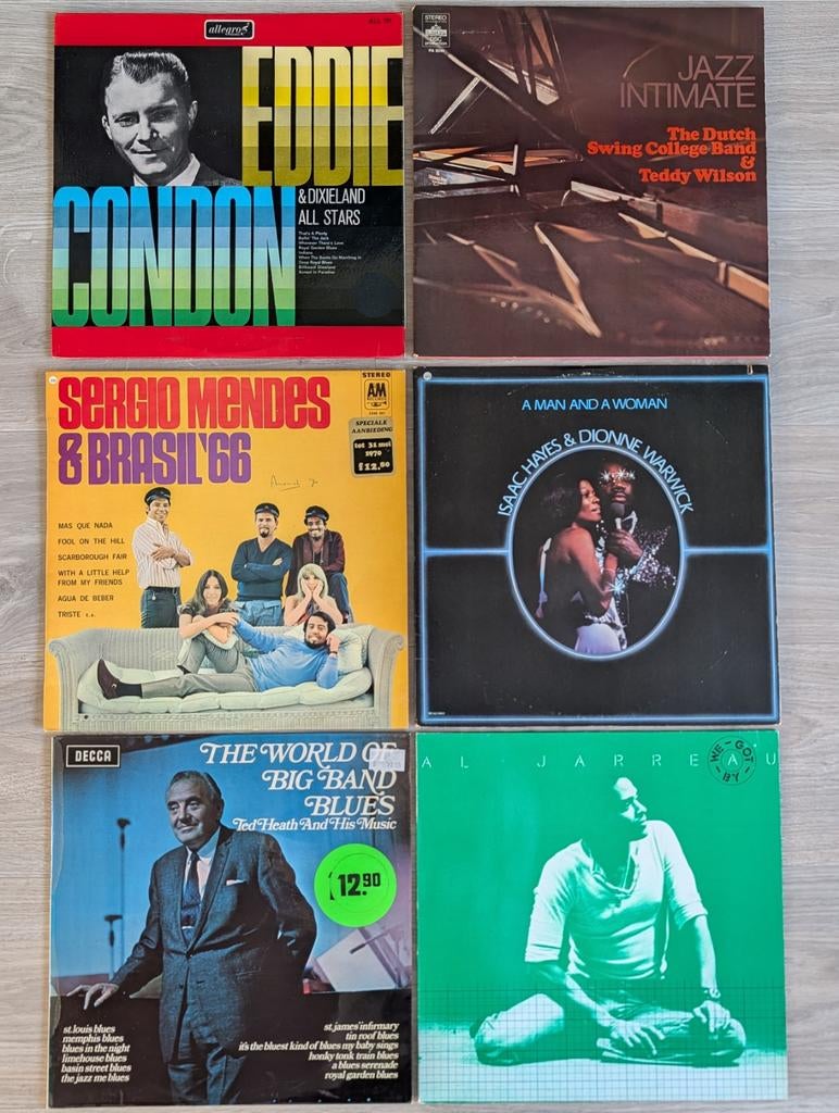 14x jazz / soul / blues / latin *vinyl* (18 platen), Ophalen