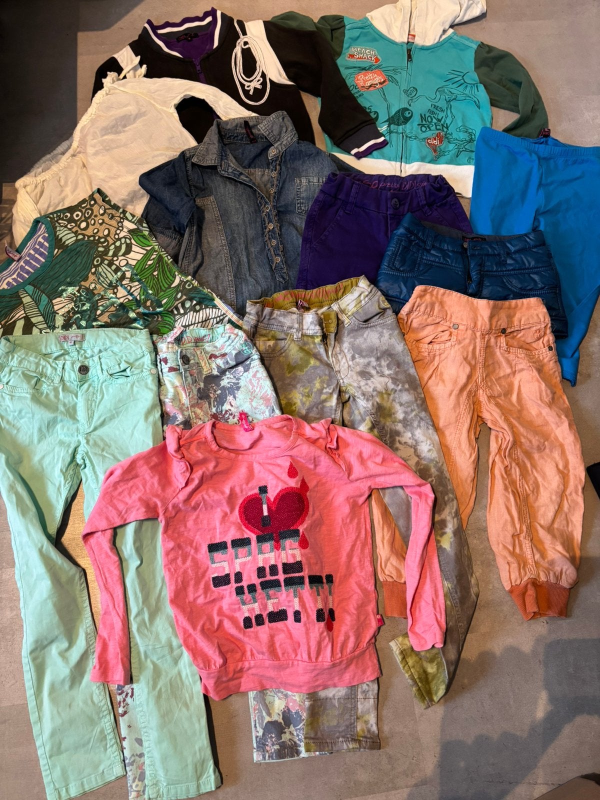 Zomer kledingpakket didi maat 6 is 116 13 stuks, Ophalen of Verzenden, Zo goed als nieuw, Maat 116