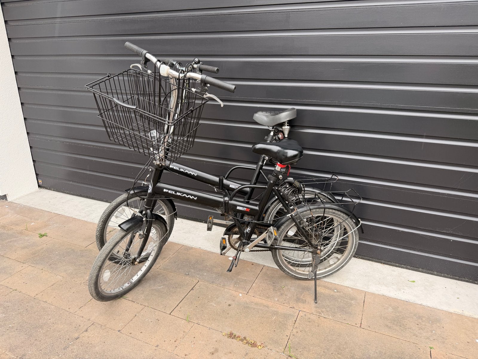 2x Pelikaan vouwfiets met mand en cijferslot, 20 inch of meer, Gebruikt, Velgrem, Totaal opvouwbaar