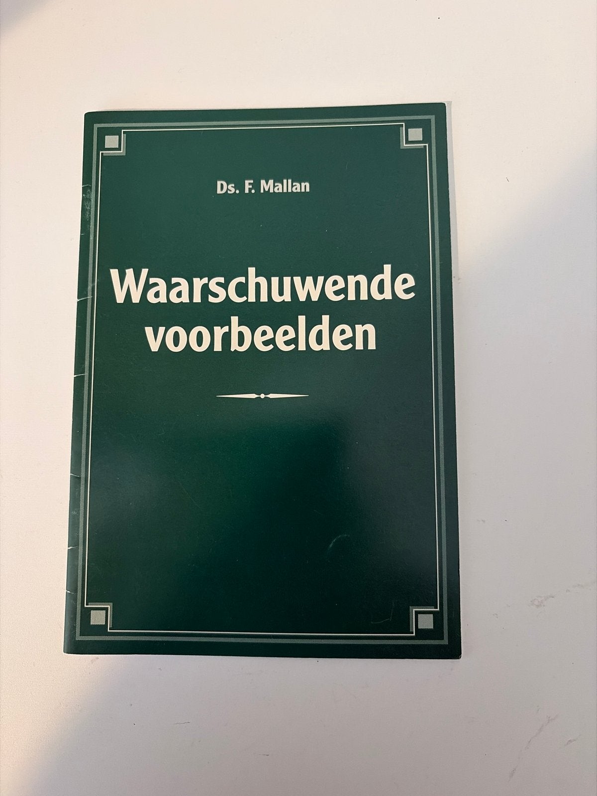 Waarschuwende voorbeelden - Ds. F. Mallan, Boeken, Ophalen of Verzenden, Nieuw, Christendom | Protestants