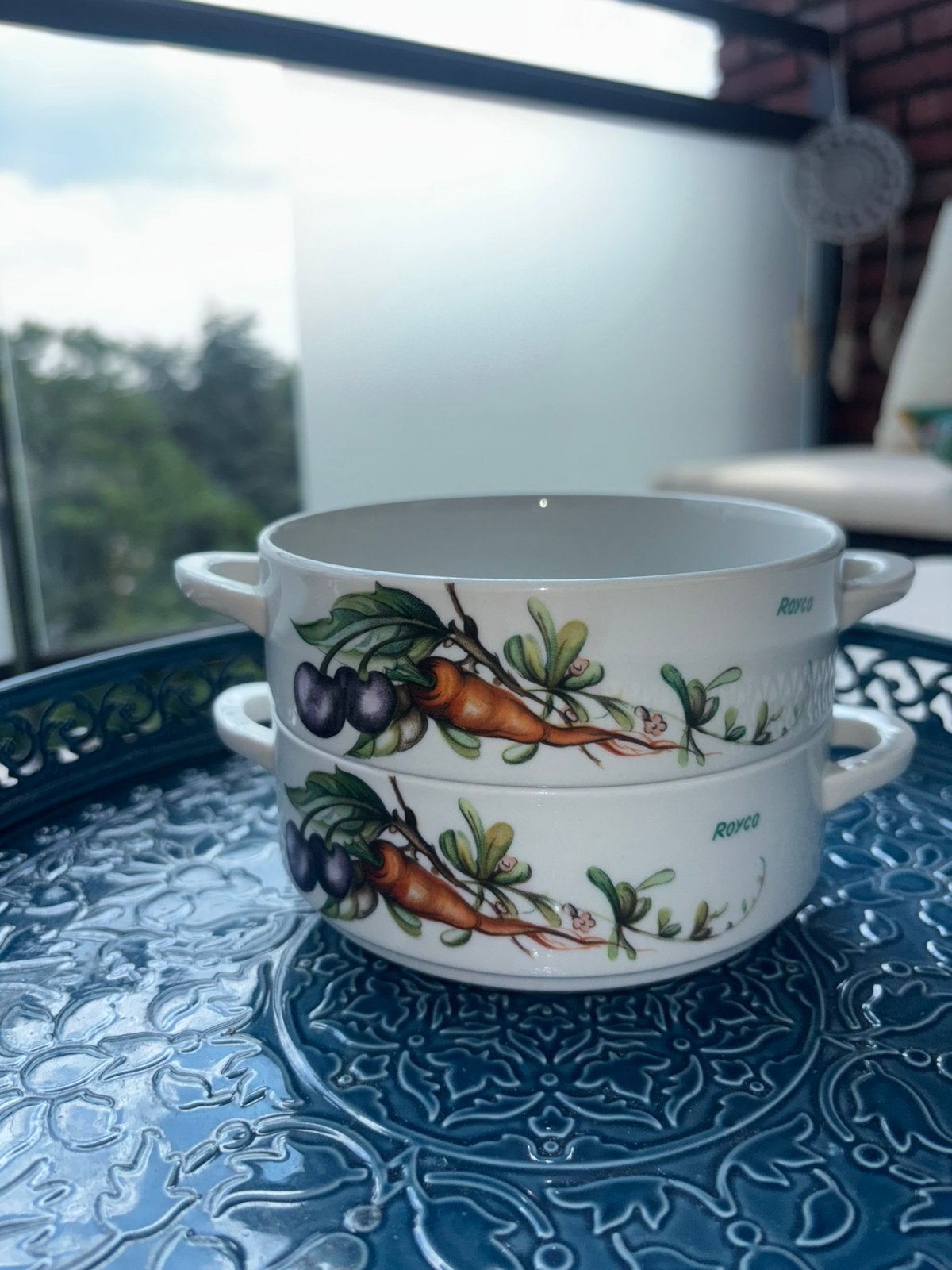 2x Villeroy & Boch Royco Vintage soepkommen, Verzenden