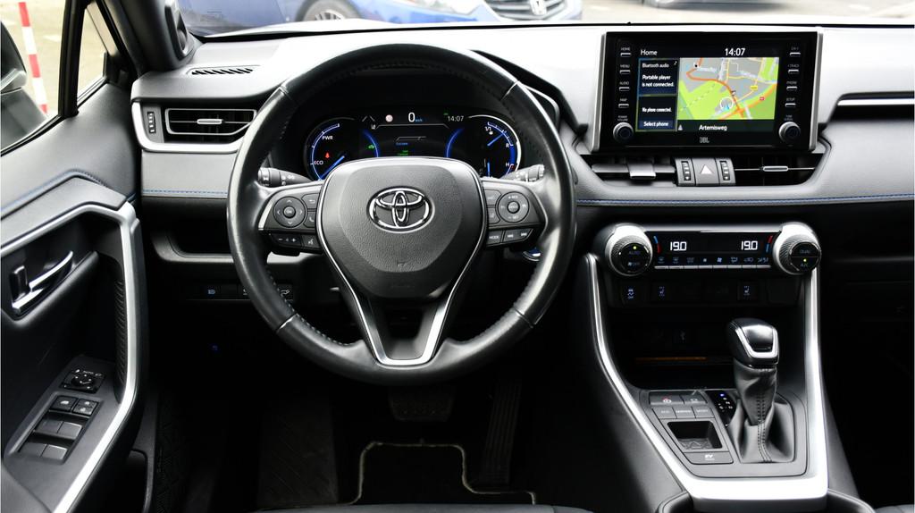 Toyota RAV4 2.5 Hybrid Bi-Tone Automaat 218pk | Rondomzicht, 12 maanden, Gebruikt, 4 cilinders, Leder en Stof
