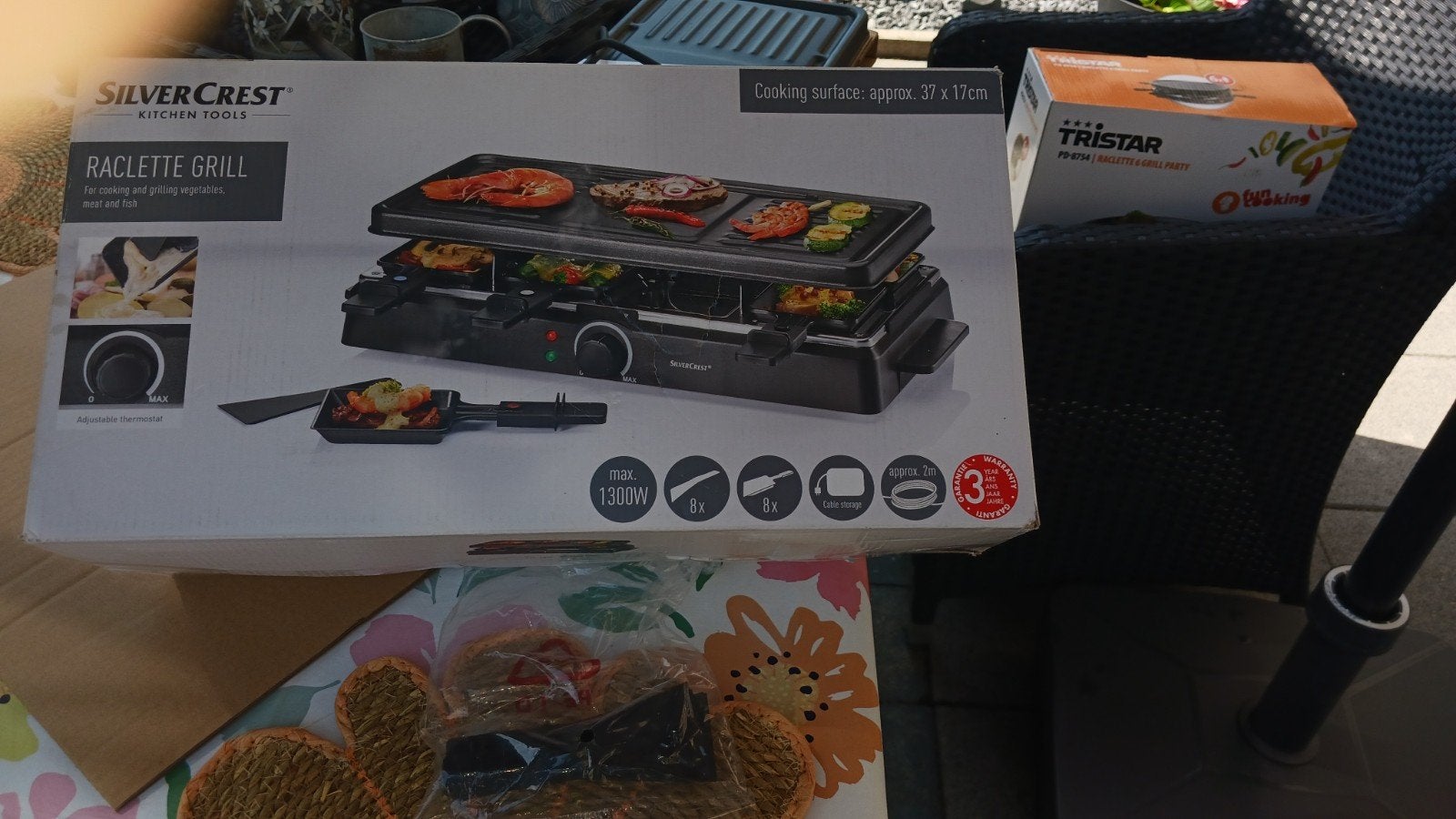 SilverCrest Raclette Grill - Nieuw in doos, Ophalen of Verzenden, Nieuw, 4 t/m 7 personen
