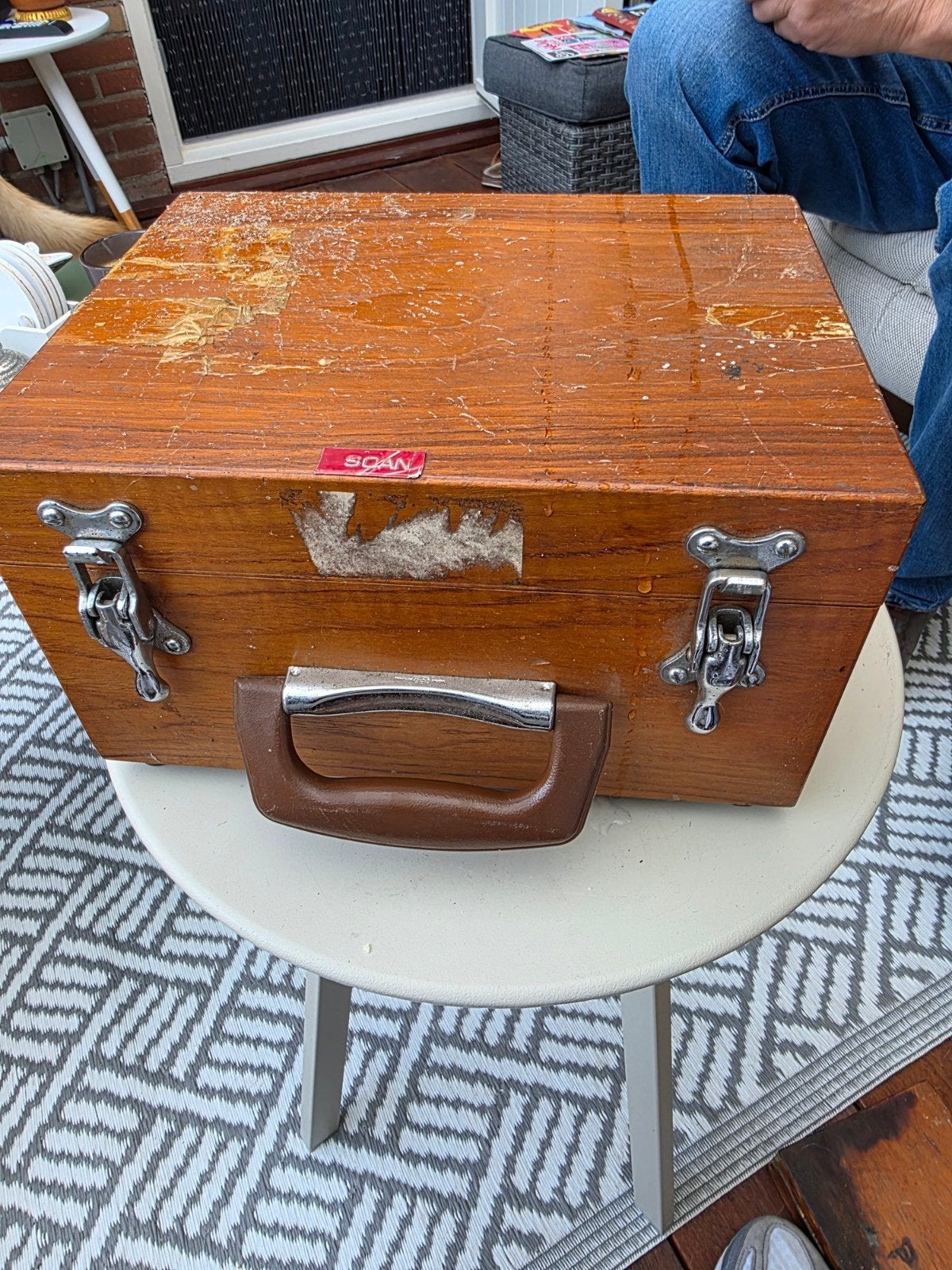 Vintage Megger Brug Testset in Houten Kist, Antiek en Kunst, Ophalen