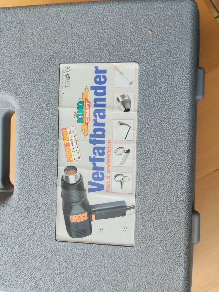 Verfbrander, Ophalen, Nieuw