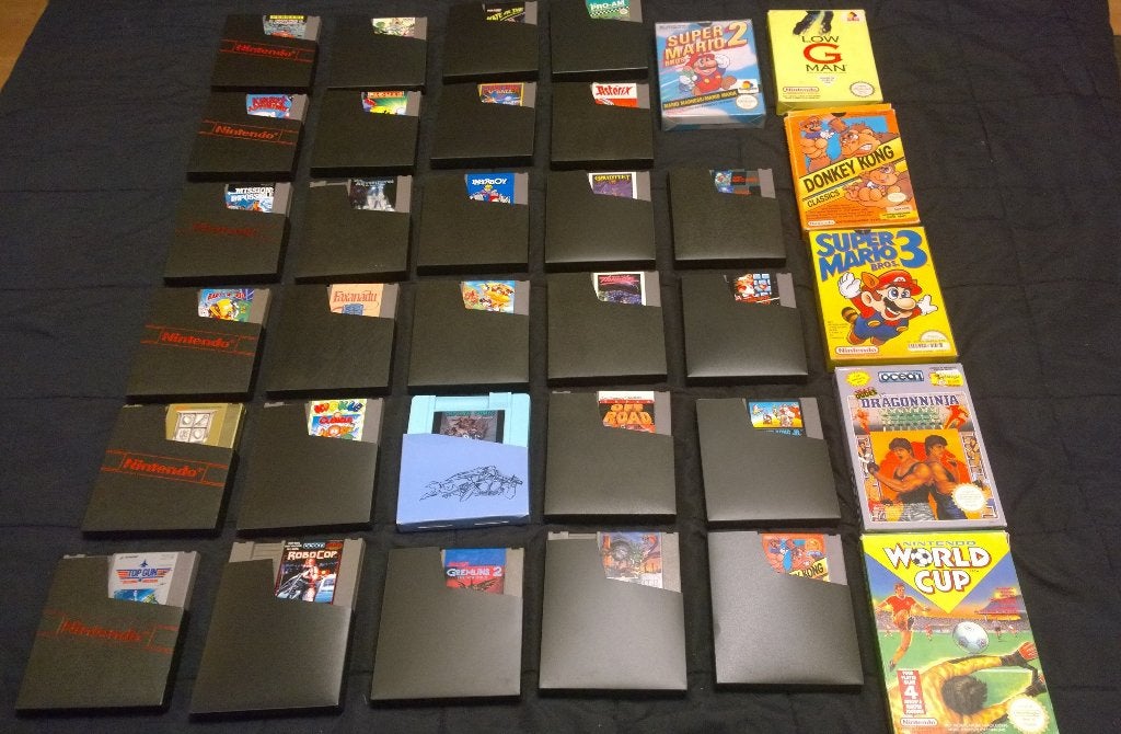 Complete Nitendo Nes verzameling met games, Spelcomputers en Games, Spelcomputers | Nintendo NES, Ophalen, Gebruikt, Met 3 controllers of meer