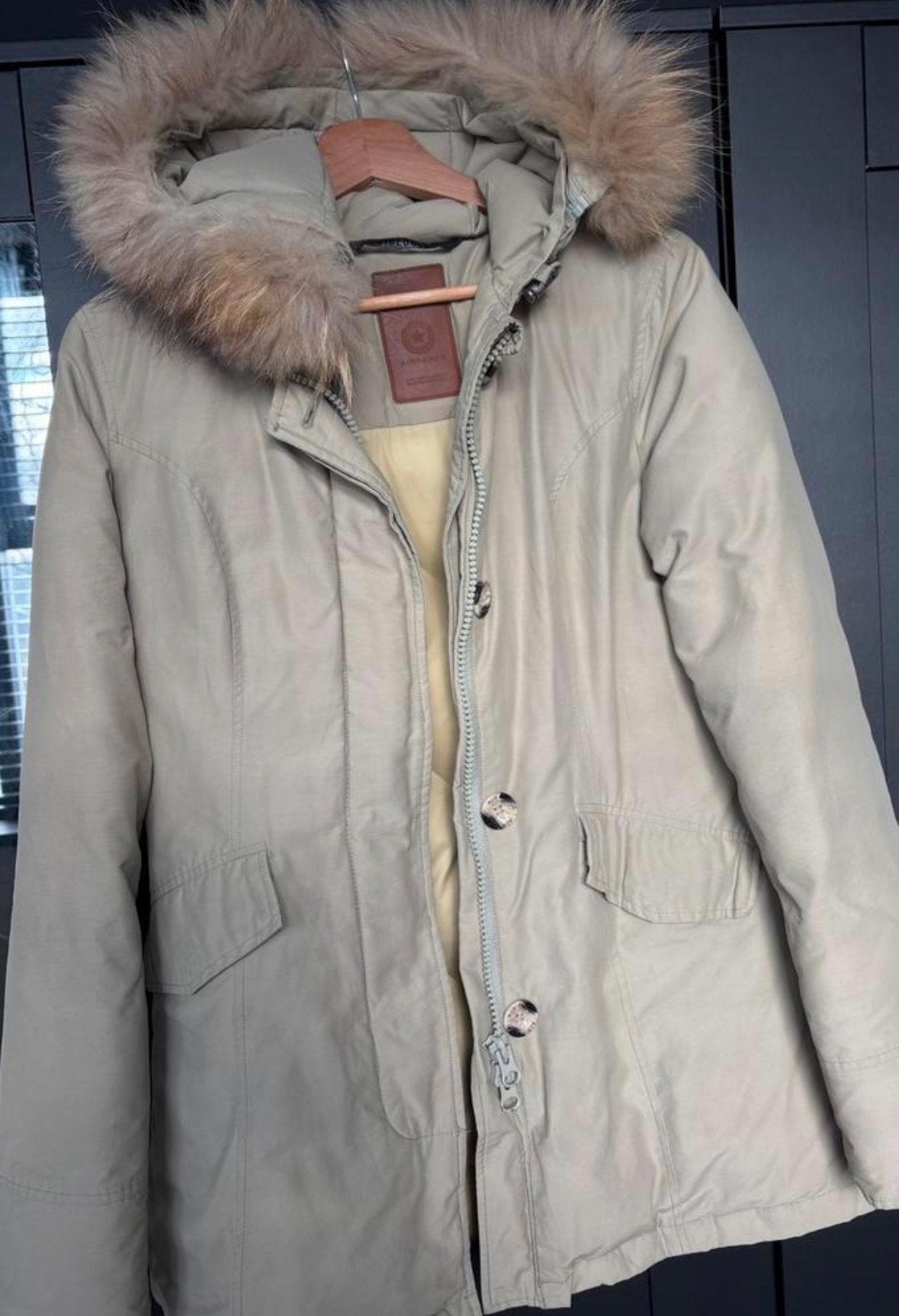 Airforce jas dames maat s, Verzenden, Gedragen, Maat 36 (S), Beige