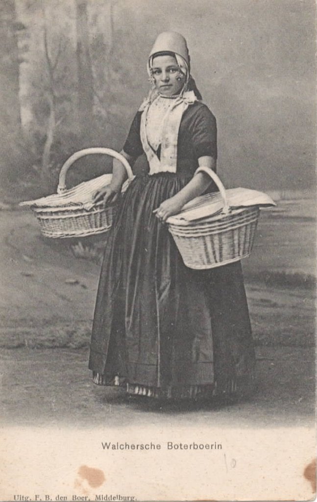 Zeeland Walchersche Boterboerin, Verzenden, Voor 1920, Gelopen, Zeeland