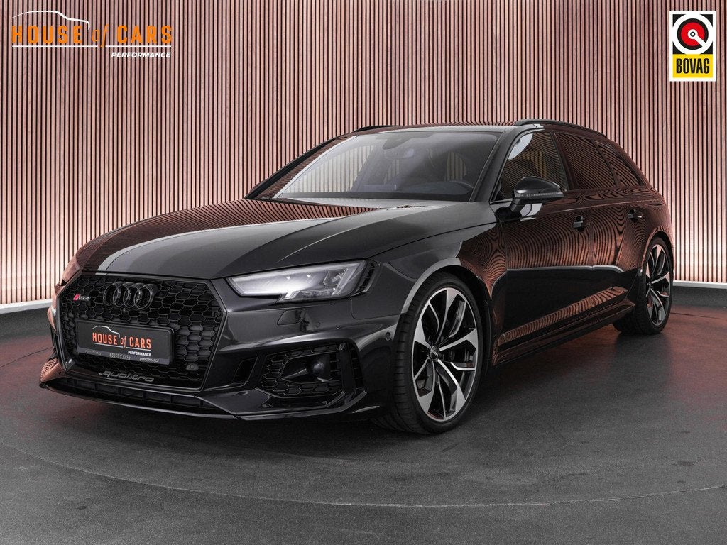 Audi RS4 Avant 2.9 450pk TFSI Quattro Pro Line Plus |RS-seat, Auto's, Audi, Automaat, 1730 kg, Gebruikt, Zwart