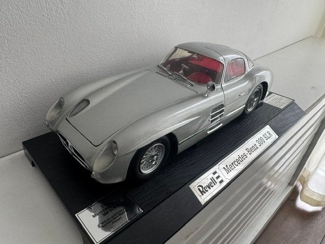 1:12 Mercedes 300 SLR 1954 Revell M/B Grijs met., Ophalen of Verzenden, Zo goed als nieuw, 1:9 t/m 1:12, Auto