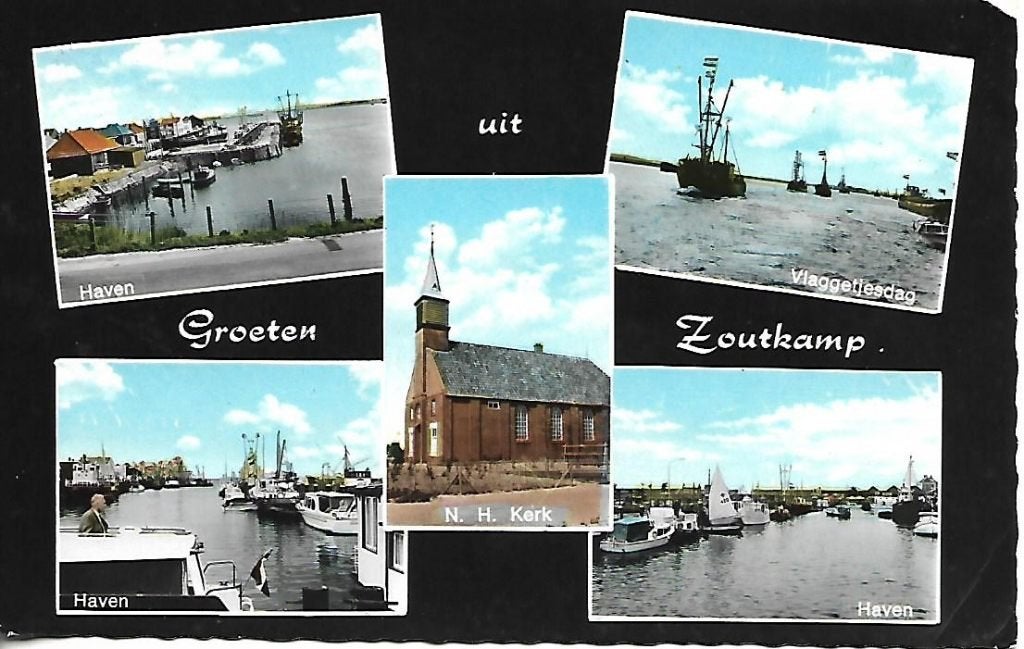 Zoutkamp- -5-luik., Verzenden, 1960 tot 1980, Gelopen, Groningen