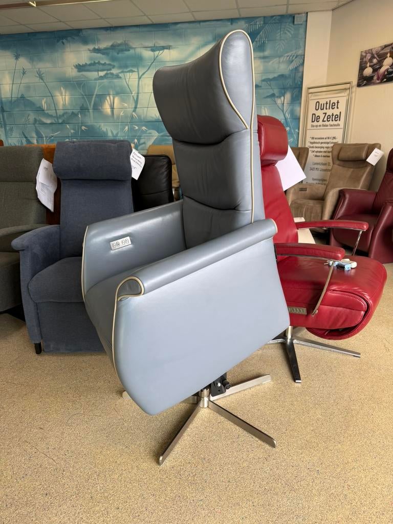 Sta op stoel relax fauteuil Prominent gratis bezorging, Ophalen of Verzenden, Zo goed als nieuw, Leer, Ruim 100 A merken in alle kleuren en maten