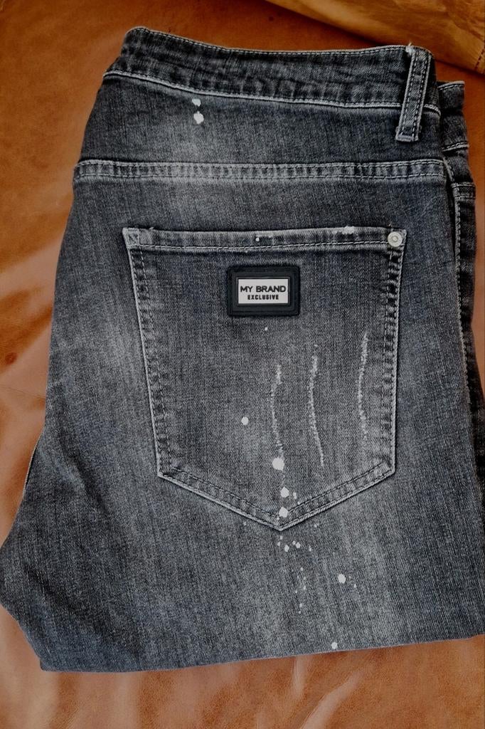 My Brand Collective Jeans - Maat W36 - Grijs met spetters, Kleding | Heren, Spijkerbroeken en Jeans, W36 - W38 (confectie 52/54)