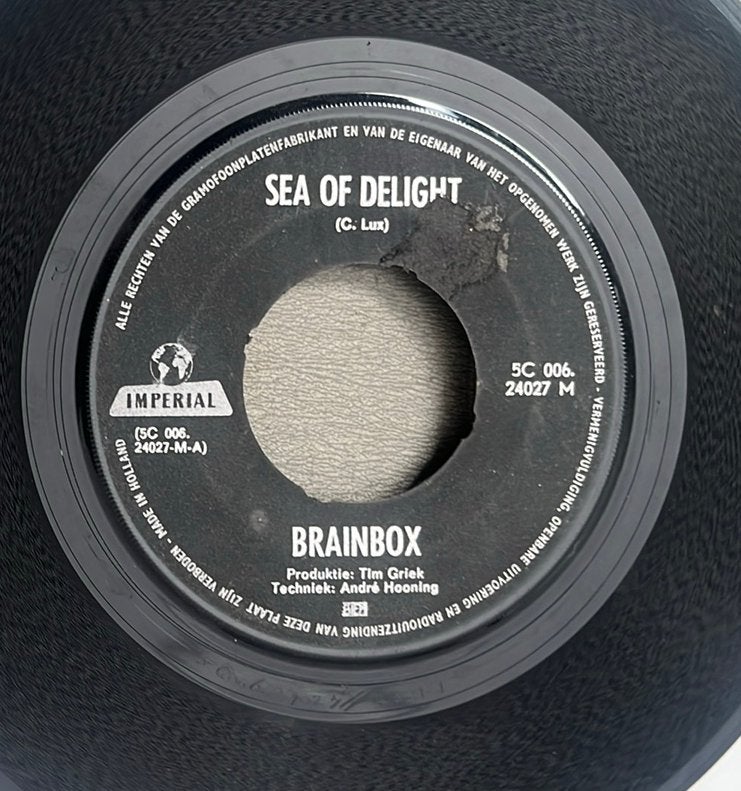 Brainbox - Sea of Delight / Amsterdam 7” NL 1969, Ophalen of Verzenden, Gebruikt, Wereldmuziek
