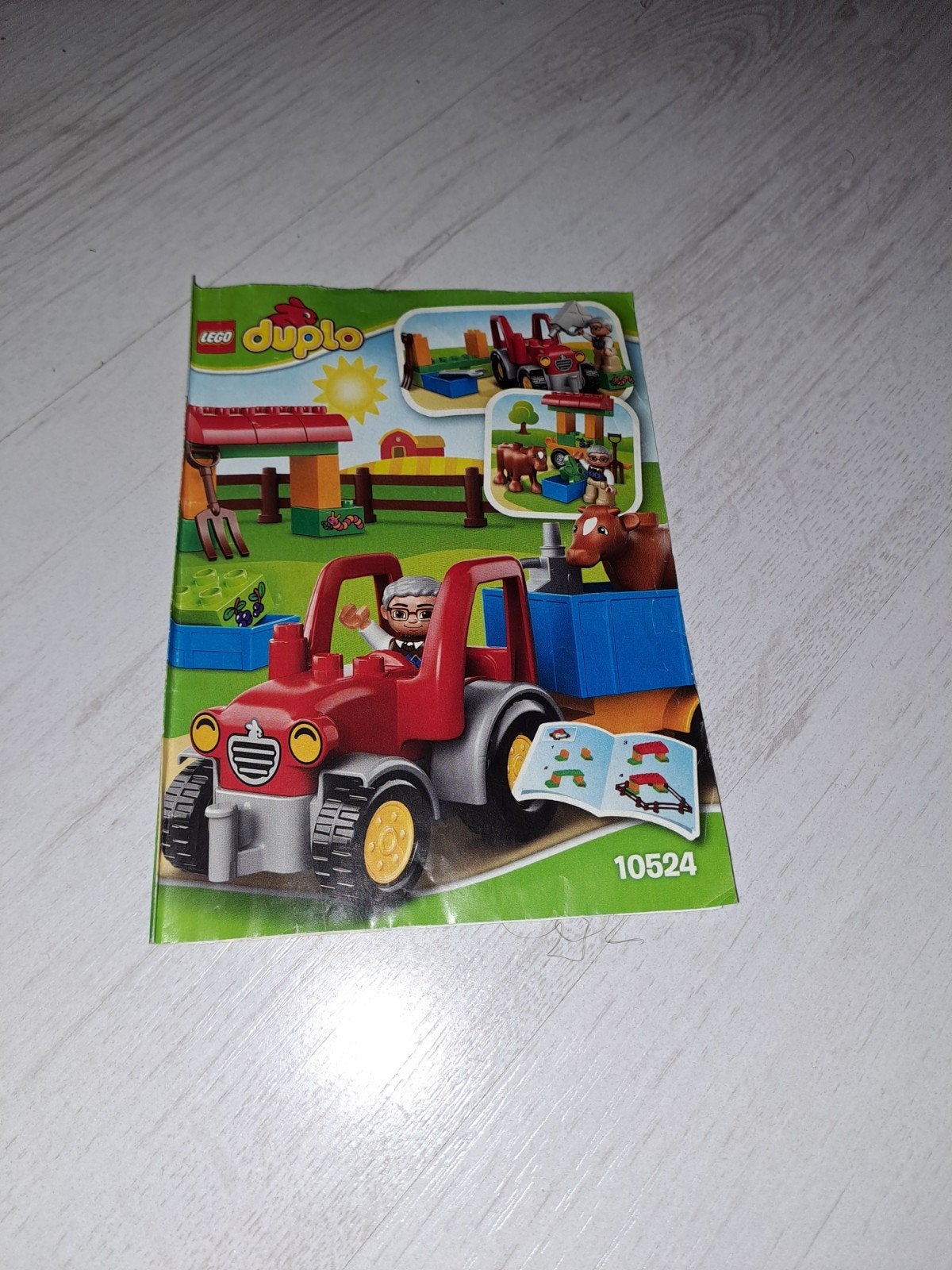 Lego Duplo Tractor met aanhanger en boer - Set 10524