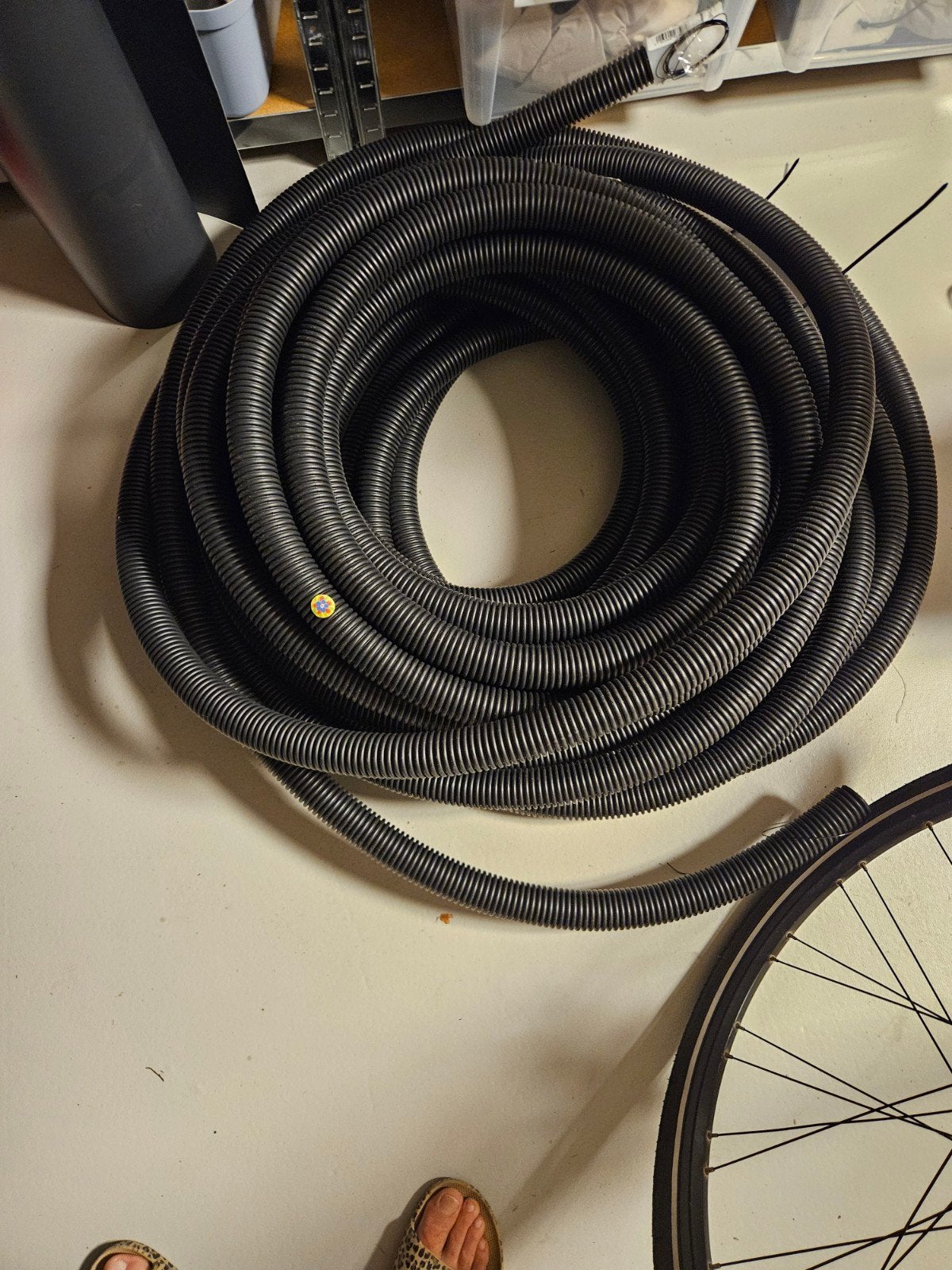 Frankische pvc buis flexibel 40mm, Doe-het-zelf en Verbouw, Ophalen, Pvc, 6 meter of meer, Nieuw
